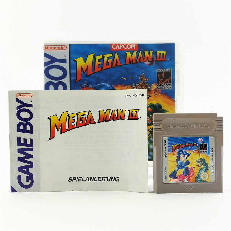 Nintendo Game Boy Classic Spiel : Mega Man III 3 - Modul + Anleitung PAL NOE