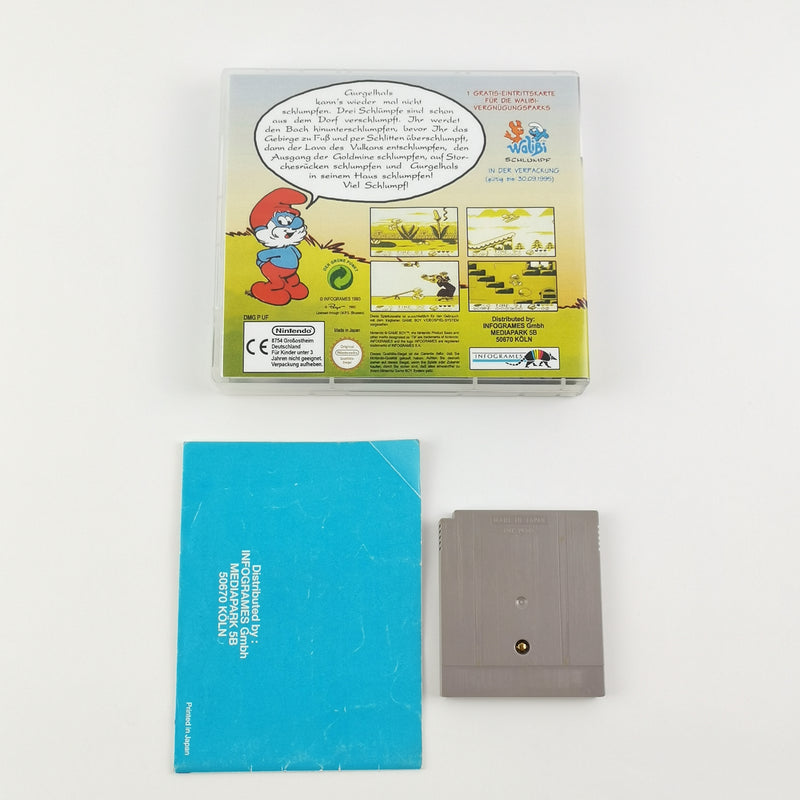 Nintendo Game Boy Classic Spiel : Die Schlümpfe - Modul + Anleitung PAL NOE-1