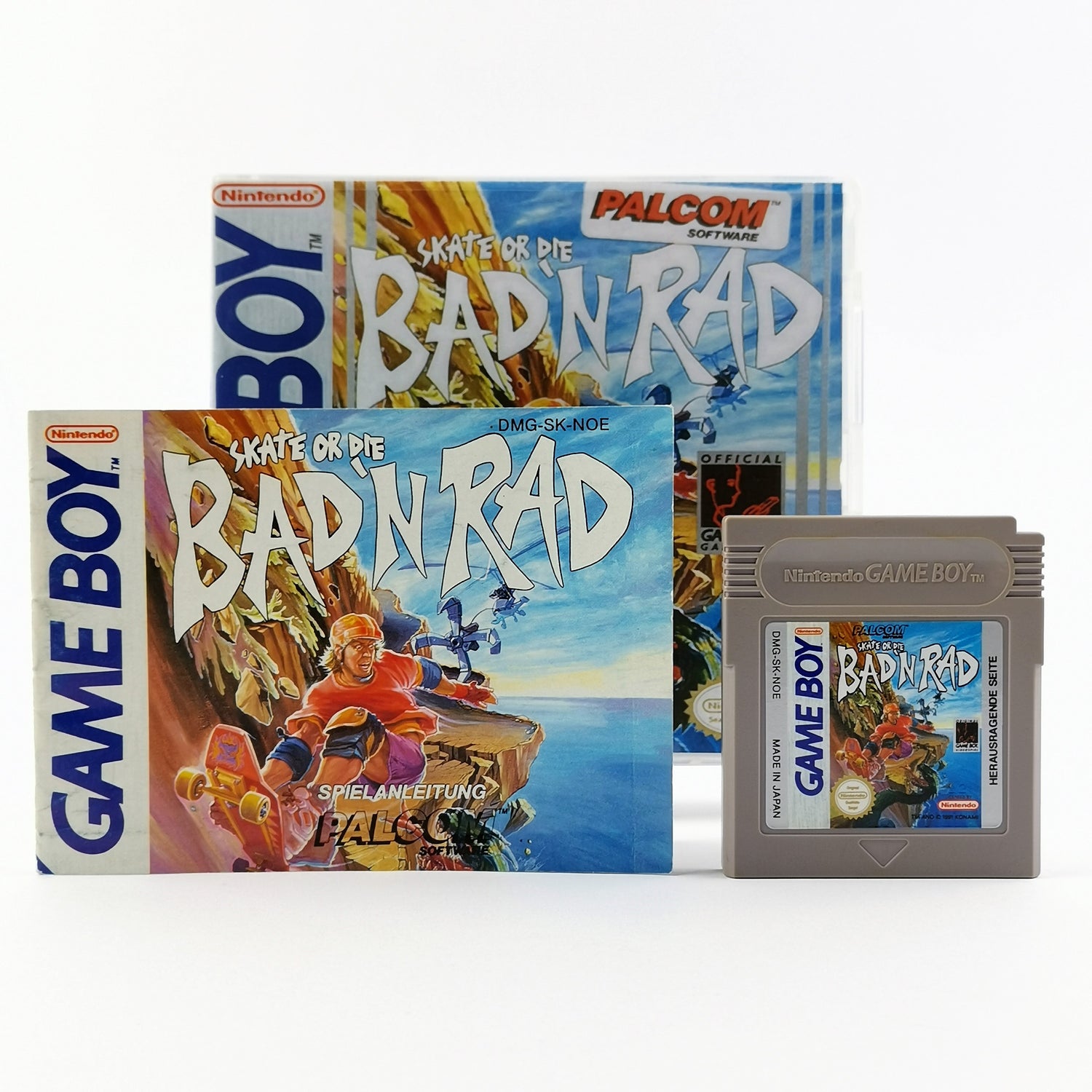 Nintendo Game Boy Classic Spiel : Skate or Die Bad N Rad - Modul + Anleitung NOE