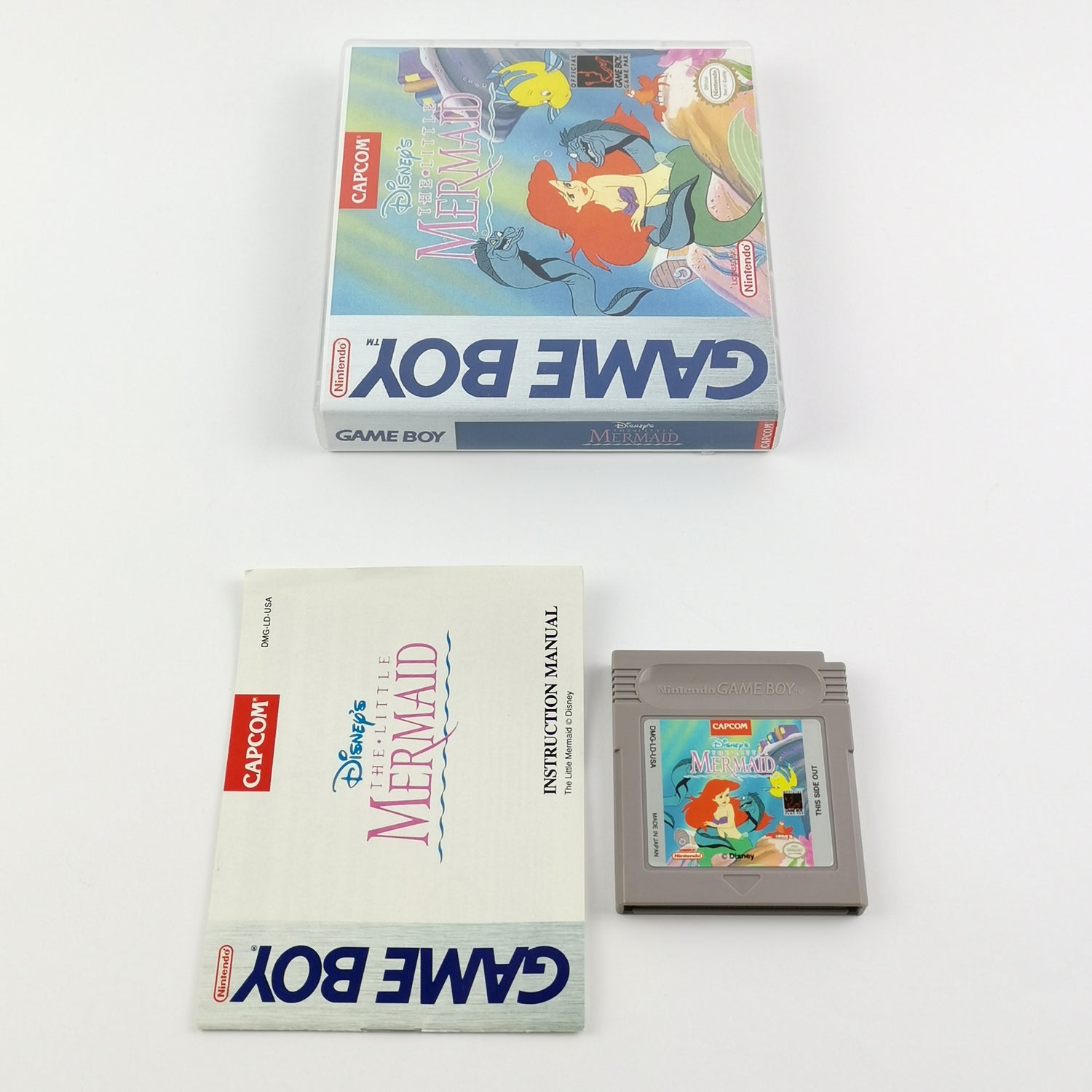 Nintendo Game Boy Classic Spiel : The Little Mermaid - Modul + Anleitung USA