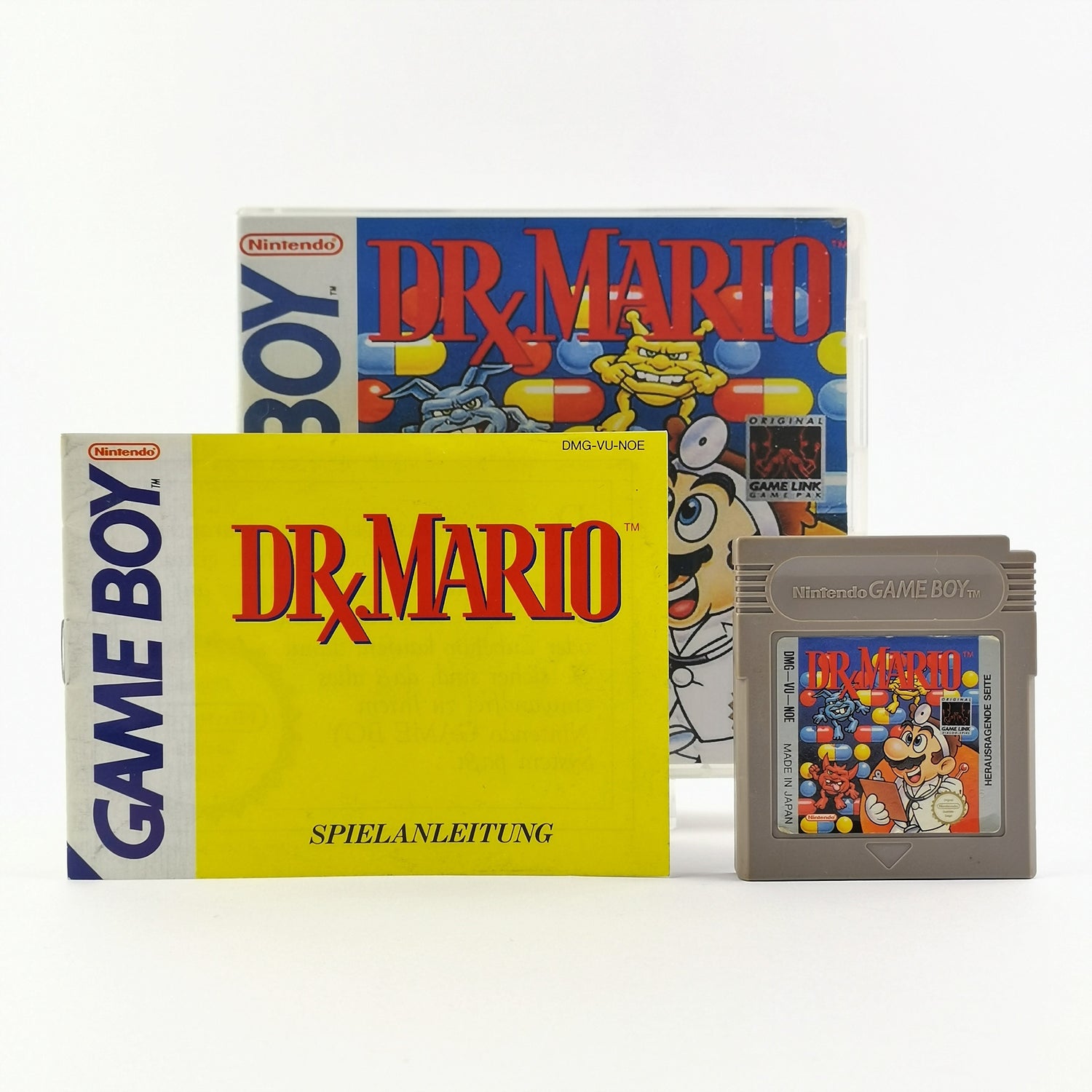 Nintendo Game Boy Classic Spiel : Dr. Mario - Modul & Anleitung | PAL NOE GB