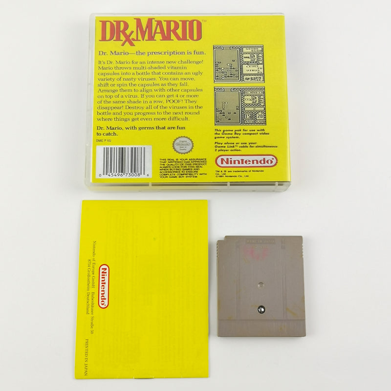 Nintendo Game Boy Classic Spiel : Dr. Mario - Modul & Anleitung | PAL NOE GB