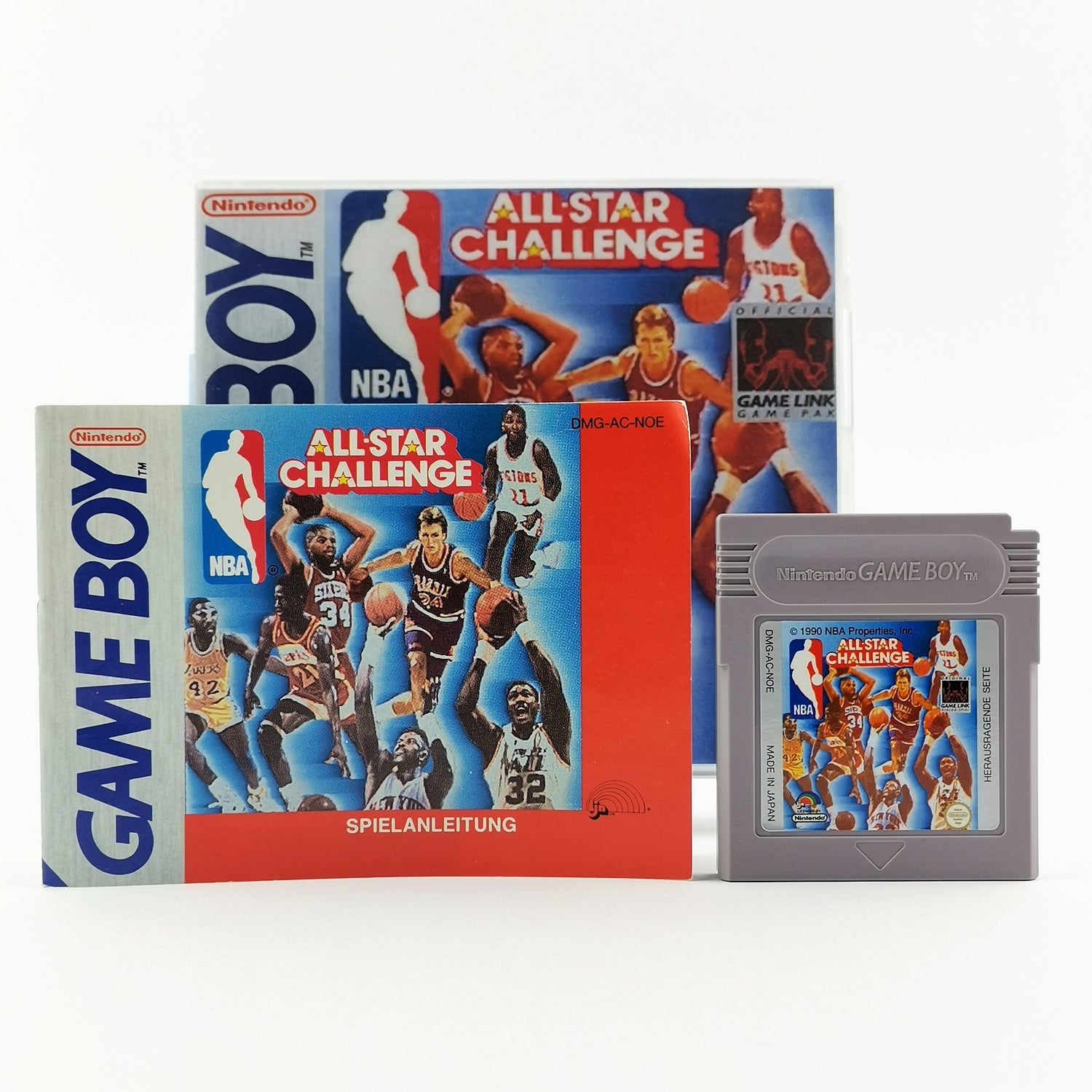 Nintendo Game Boy Classic Spiel : NBA All-Star Challenge - Modul & Anleitung PAL
