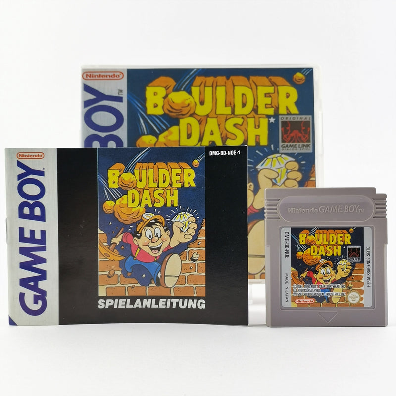 Nintendo Game Boy Classic Game: Boulder Dash - Module &amp; Instructions PAL NOE GB