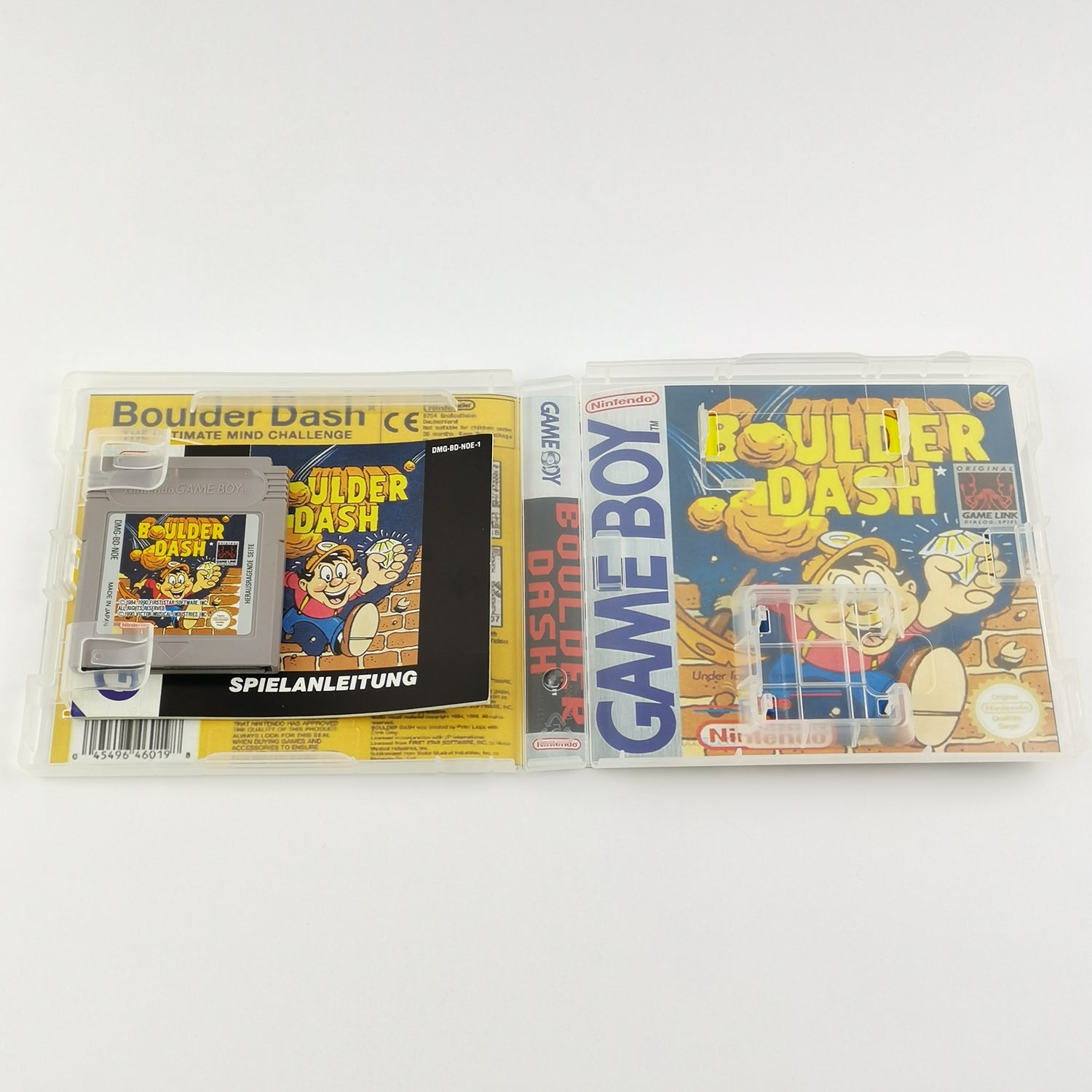 Nintendo Game Boy Classic Game: Boulder Dash - Module & Instructions PAL NOE GB
