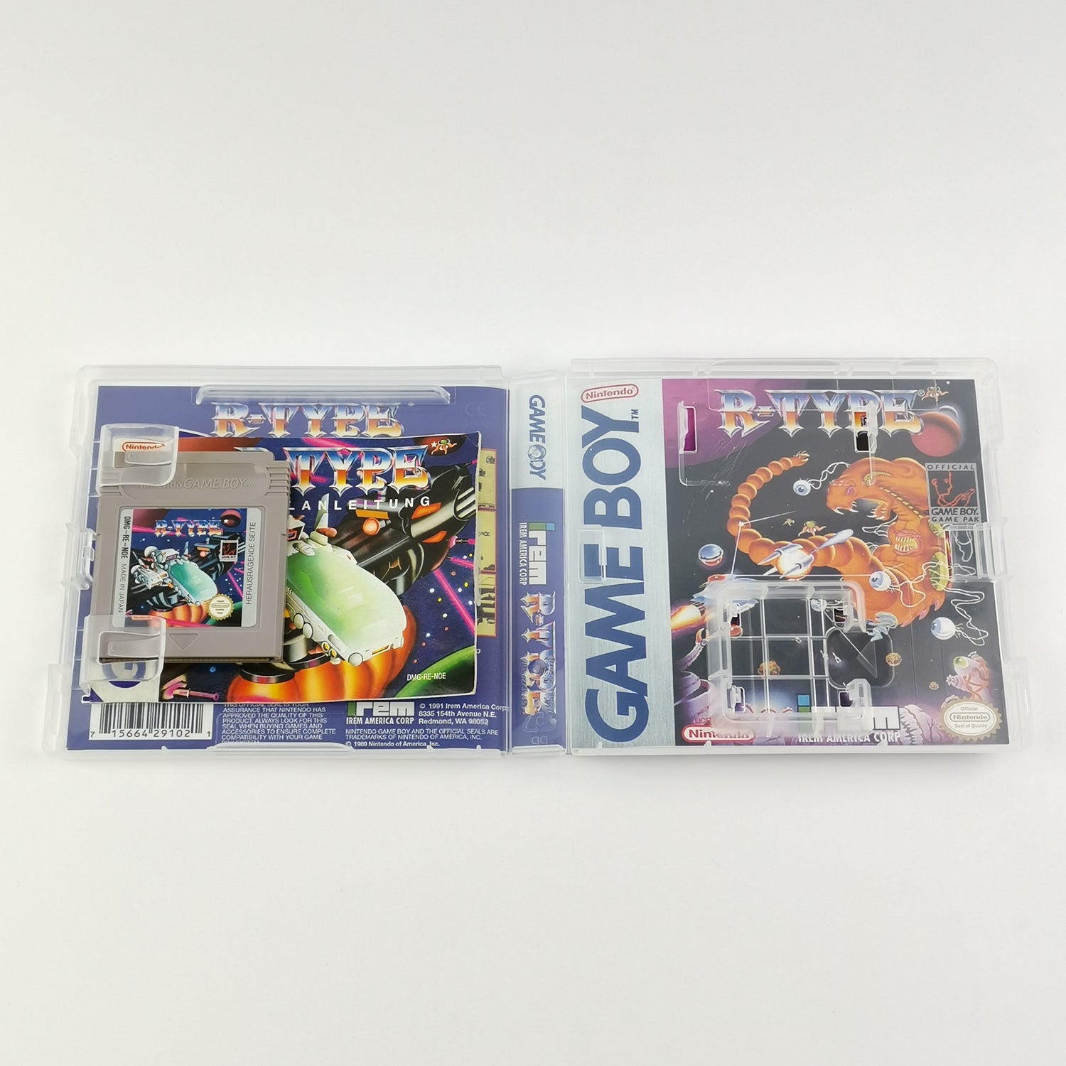 Nintendo Game Boy Classic Spiel : R-Type - Modul & Anleitung PAL NOE GB