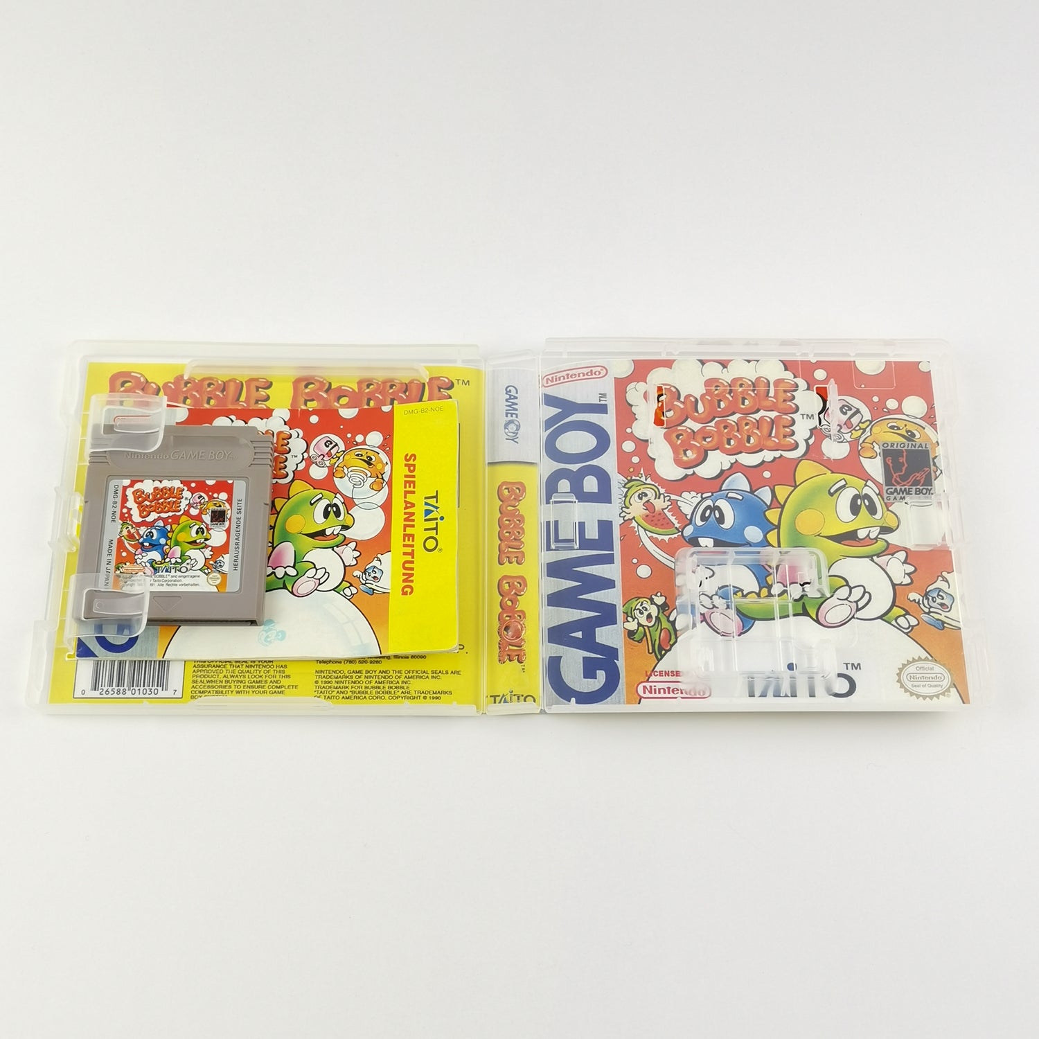 Nintendo Game Boy Classic Spiel : Bubble Bobble - Modul & Anleitung PAL NOE