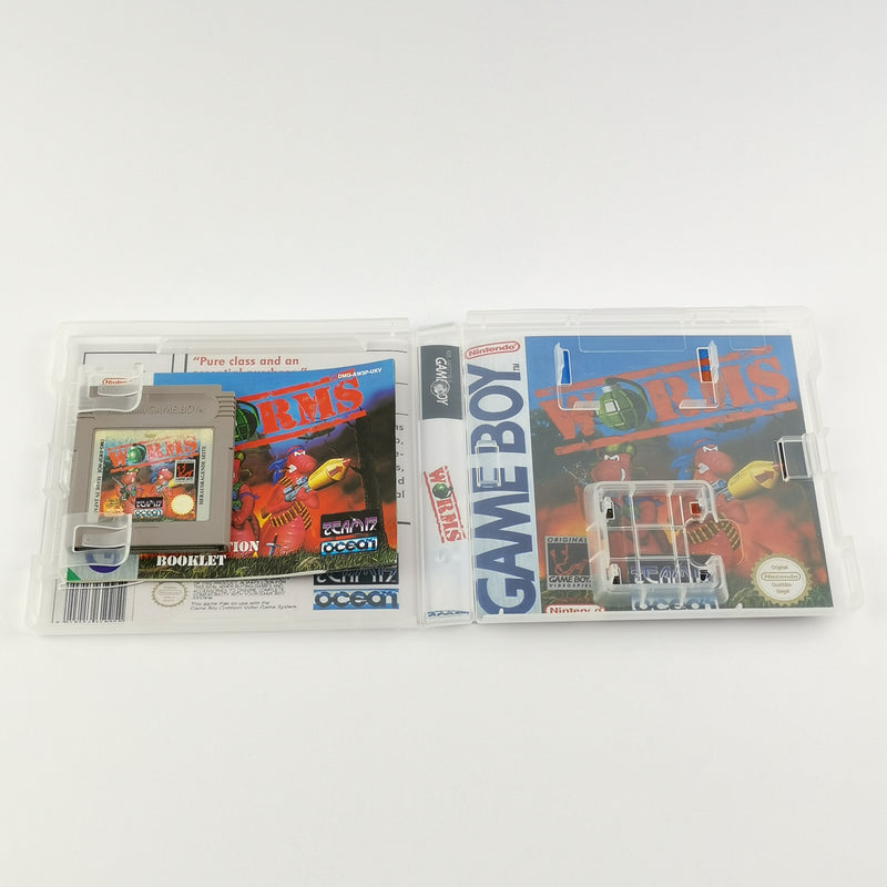 Nintendo Game Boy Classic Spiel : Worms - Modul & Anleitung PAL NOE