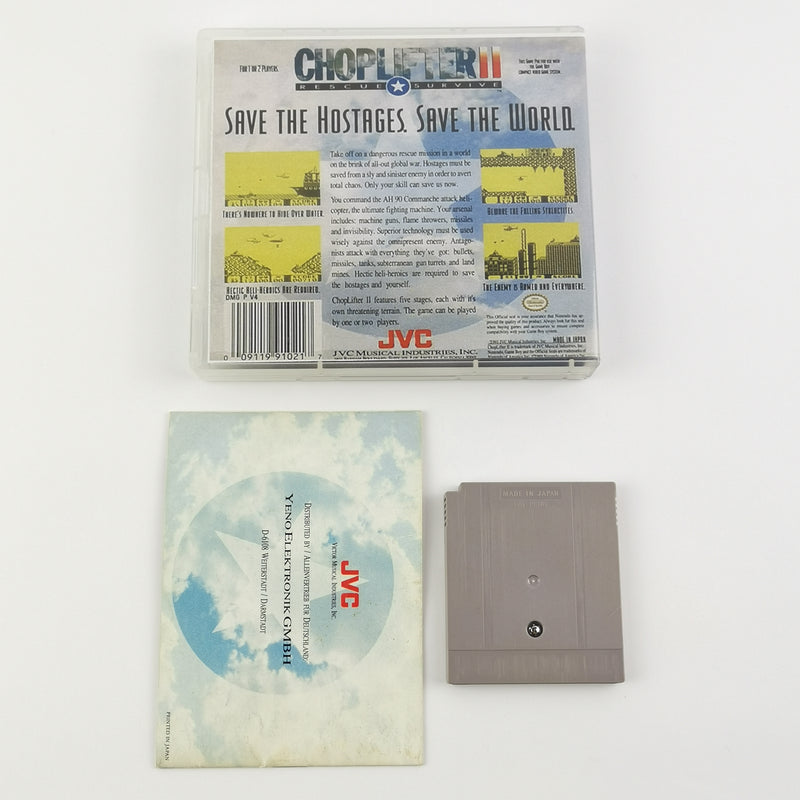 Nintendo Game Boy Classic Game: Choplifter II 2 - Module &amp; Instructions PAL NOE