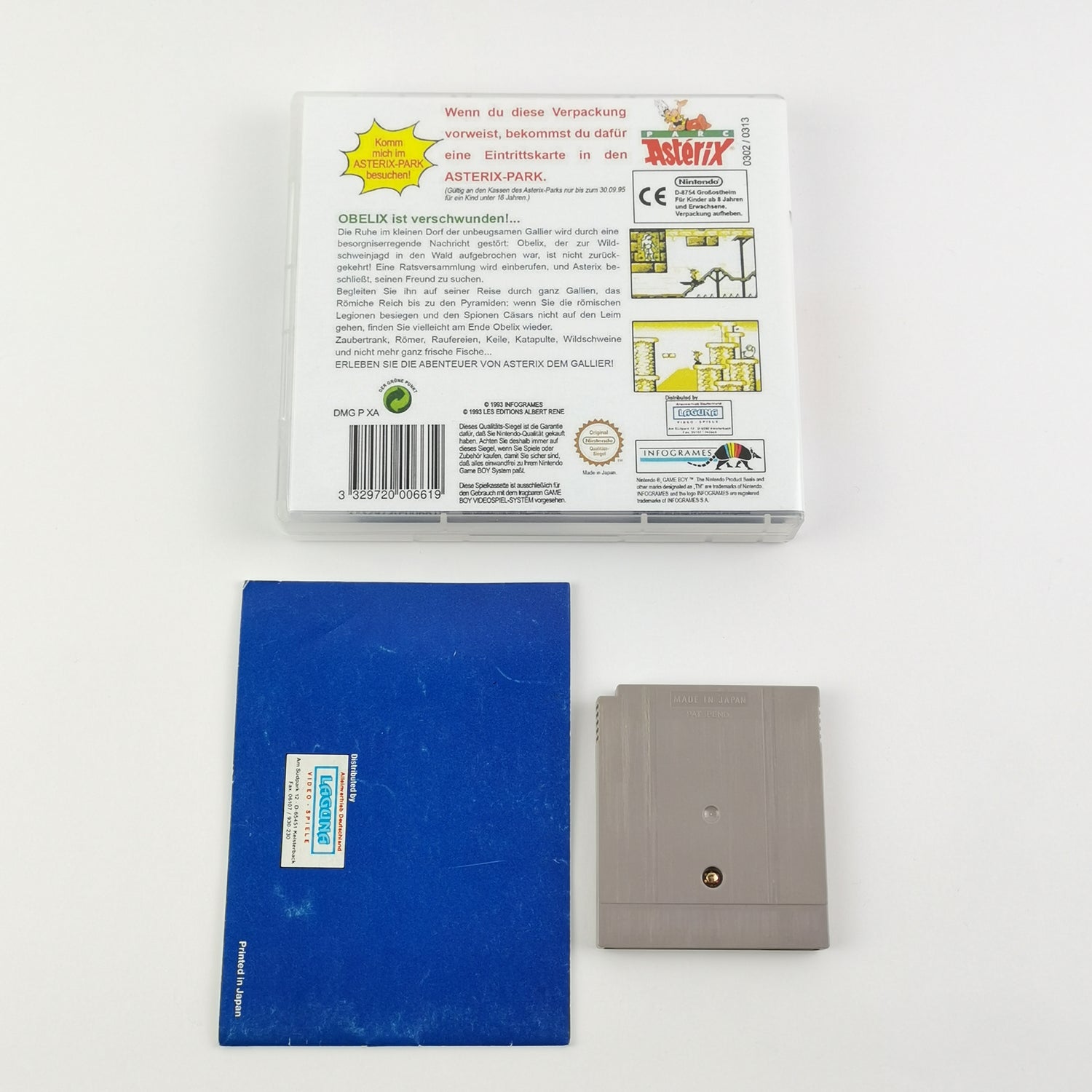 Nintendo Game Boy Classic Spiel : Asterix - Modul & Anleitung | GB PAL NOE