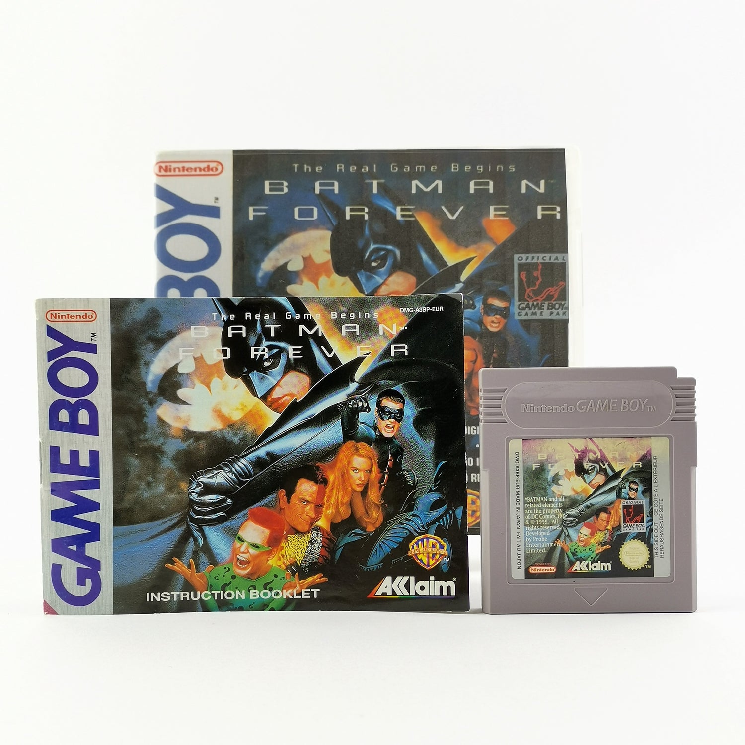 Nintendo Game Boy Classic Spiel : Batman Forever - Modul & Anleitung | PAL EUR