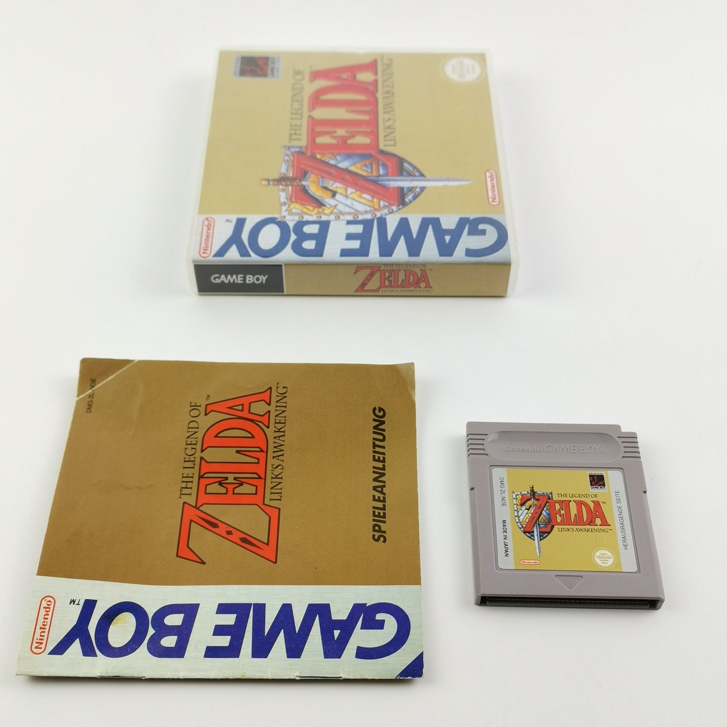 Nintendo Game Boy Classic Spiel : Zelda Links Awakening - Modul Anleitung PAL