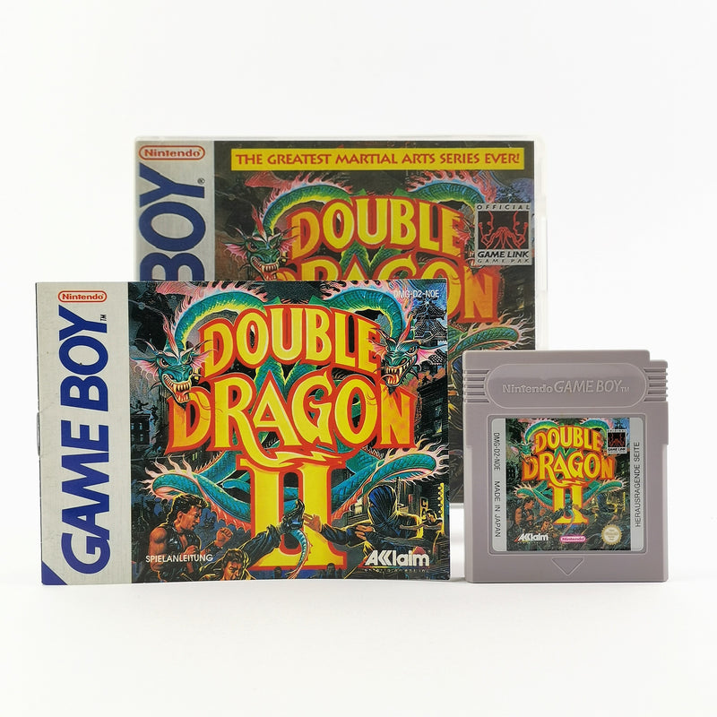 Nintendo Game Boy Classic Spiel : Double Dragon II 2 - Modul & Anleitung PAL NOE