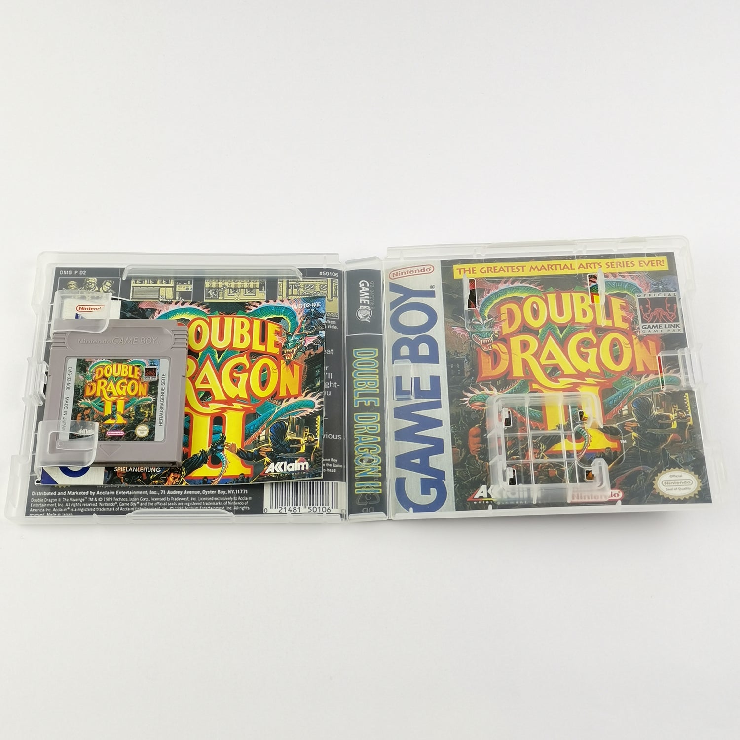 Nintendo Game Boy Classic Spiel : Double Dragon II 2 - Modul & Anleitung PAL NOE