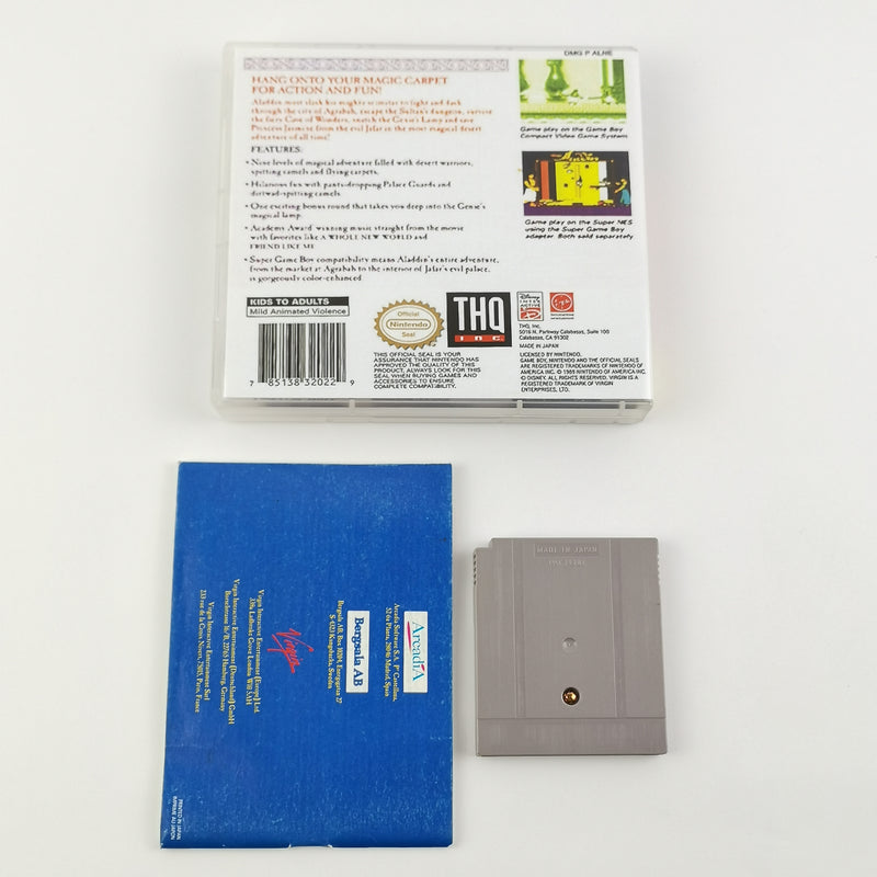Nintendo Game Boy Classic Spiel : Disneys Aladdin - Modul & Anleitung PAL EUR