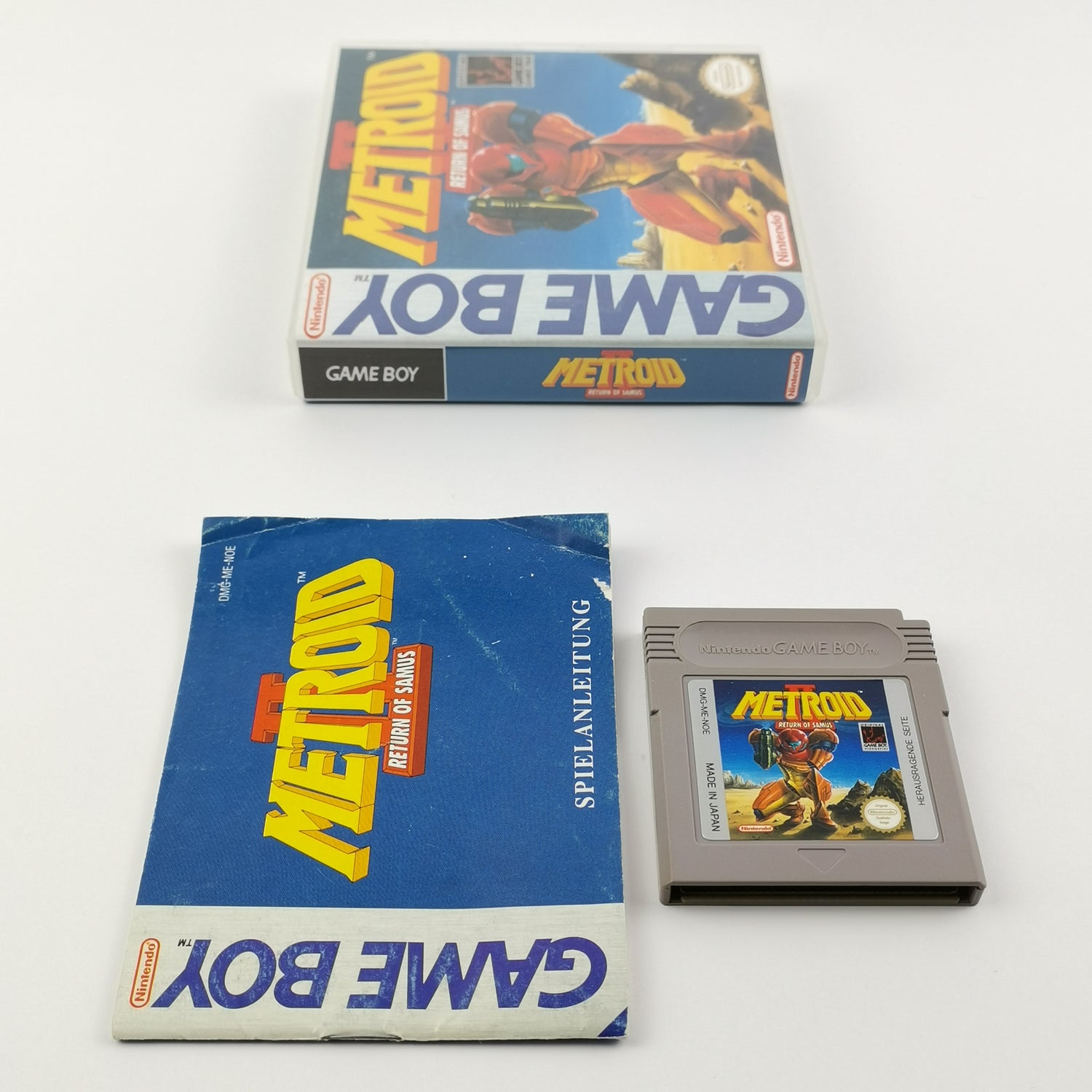 Nintendo Game Boy Classic Spiel : Metroid II 2 Return of Samus - Modul Anleitung