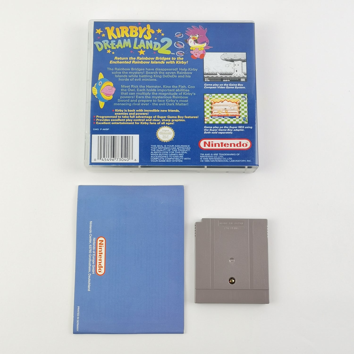 Nintendo Game Boy Classic Spiel : Kirby´s Dream Land 2 - Modul Anleitung PAL NOE