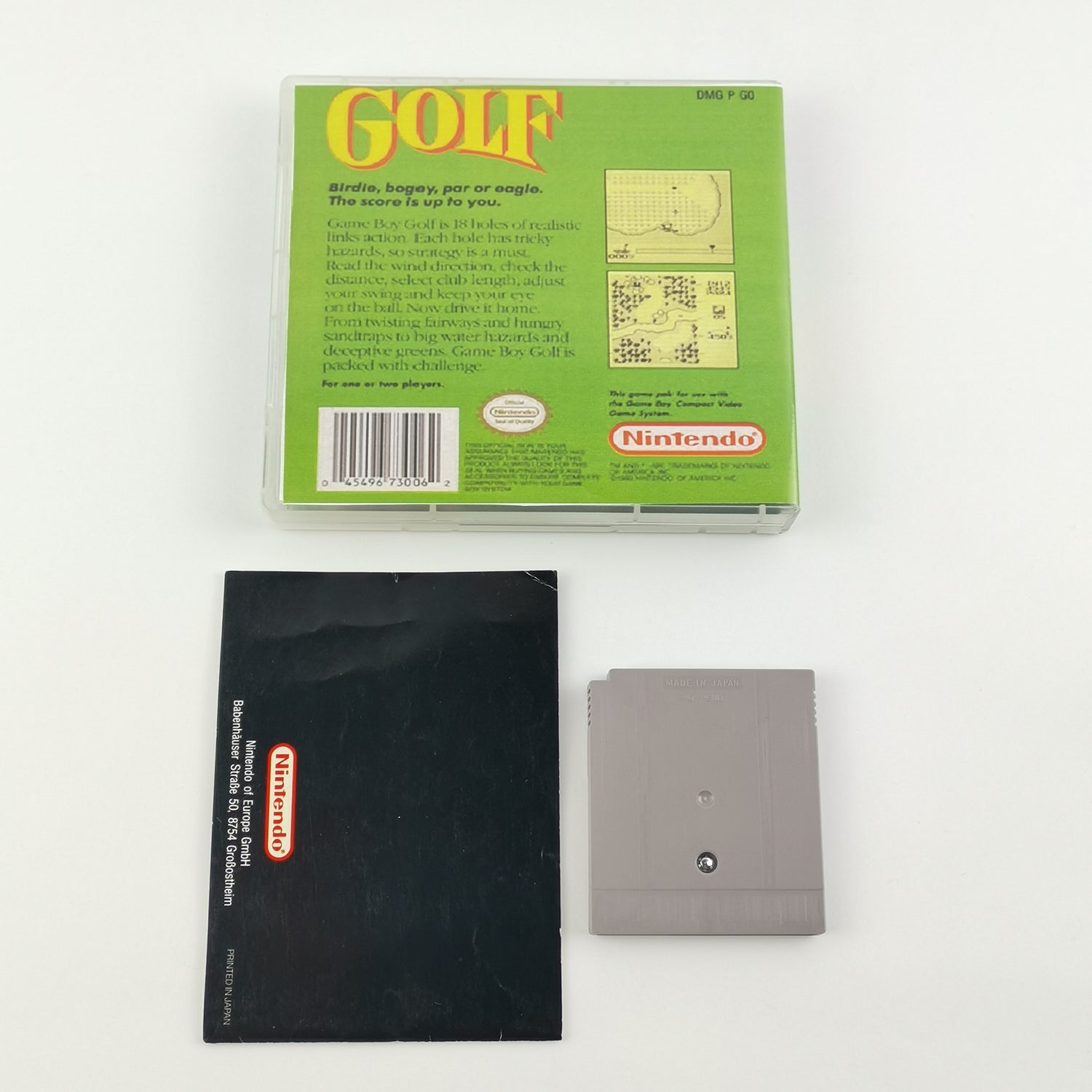 Nintendo Game Boy Classic Spiel : Golf - Modul & Anleitung | GB PAL NOE