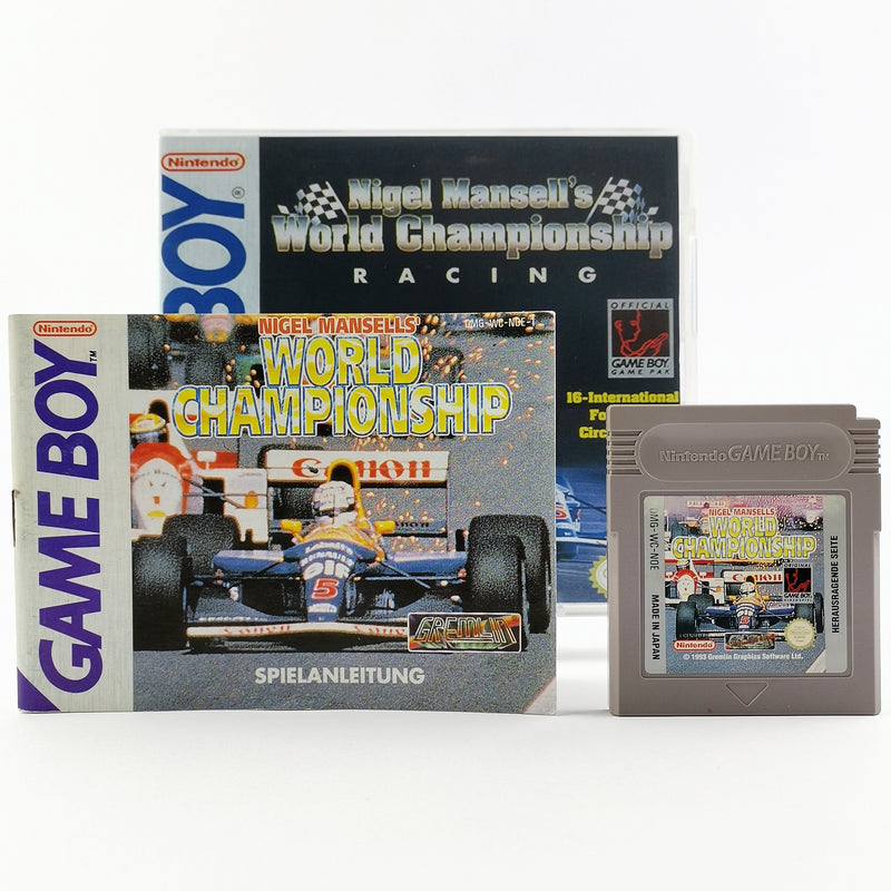 Nintendo Game Boy Classic Spiel : Nigel Mansells World Championship - Modul PAL