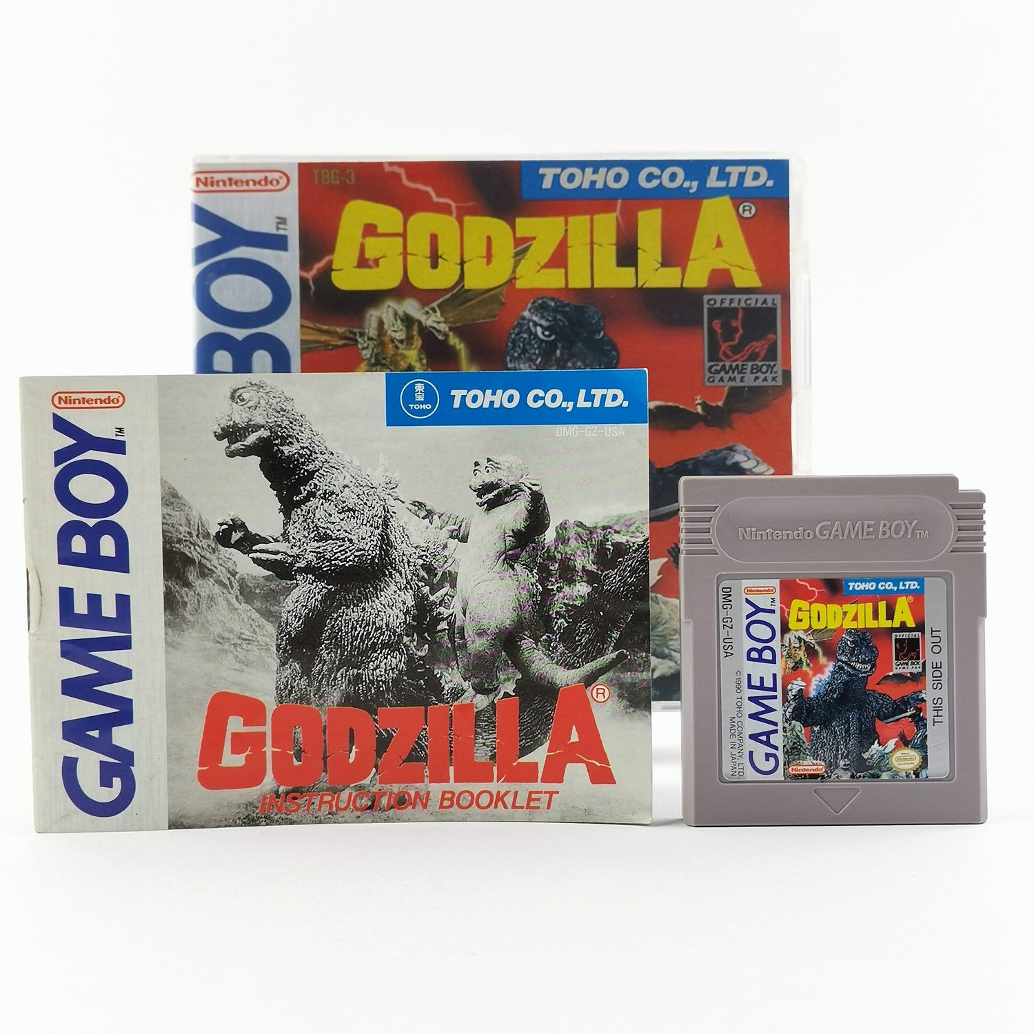 Nintendo Game Boy Classic Spiel : Godzilla - Modul & Anleitung NTSC USA