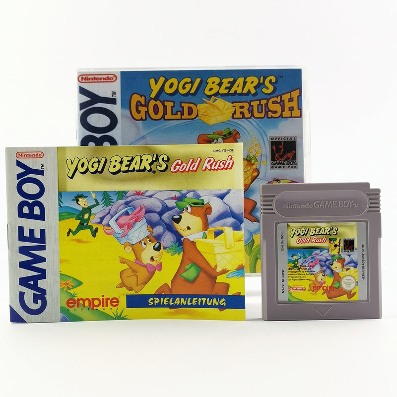 Nintendo Game Boy Classic Spiel : Yogi Bears Gold Rush - Modul & Anleitung PAL