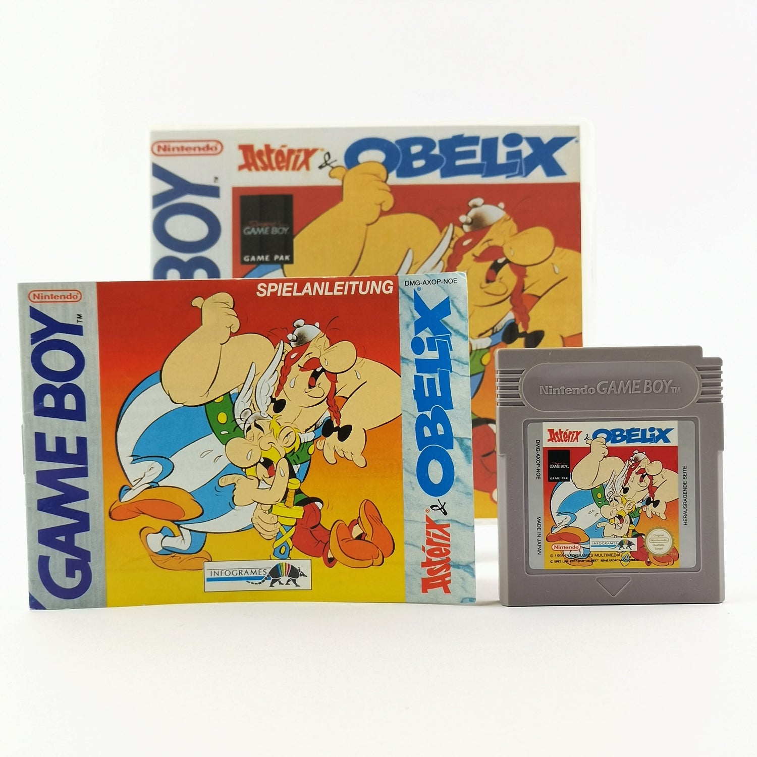 Nintendo Game Boy Classic Spiel : Asterix & Obelix - Modul & Anleitung PAL NOE