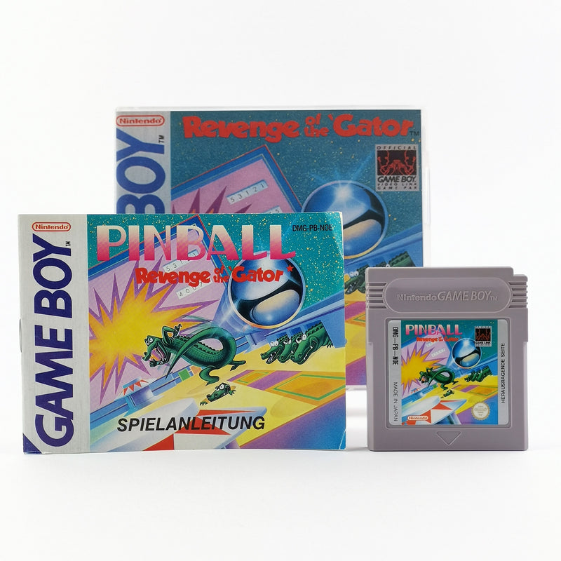 Nintendo Game Boy Classic Spiel : Pinball Revenge of the Gator - Modul Anleitung