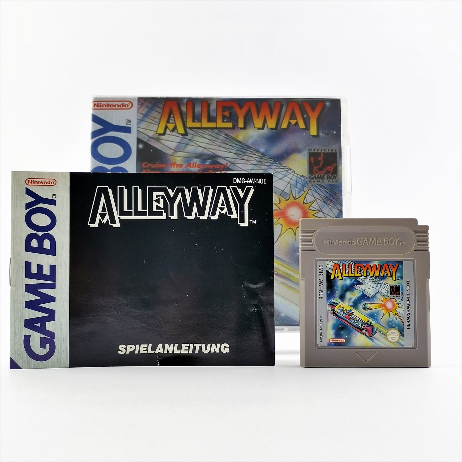 Nintendo Game Boy Classic Spiel : Alleyway - Modul & Anleitung GB PAL NOE