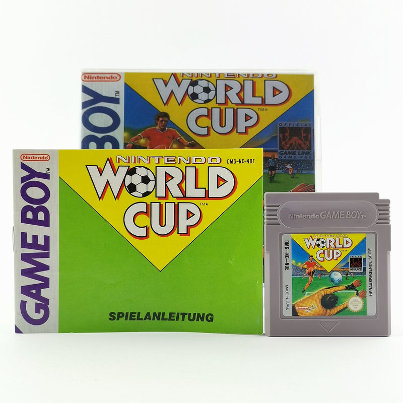 Nintendo Game Boy Classic Game: World Cup - Module &amp; Instructions PAL NOE Football