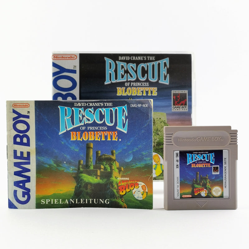 Nintendo Game Boy Classic Spiel : Rescue of Princess Blobette - Modul Anleitung
