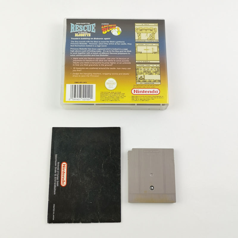 Nintendo Game Boy Classic Game: Rescue of Princess Blobette - Module Instructions