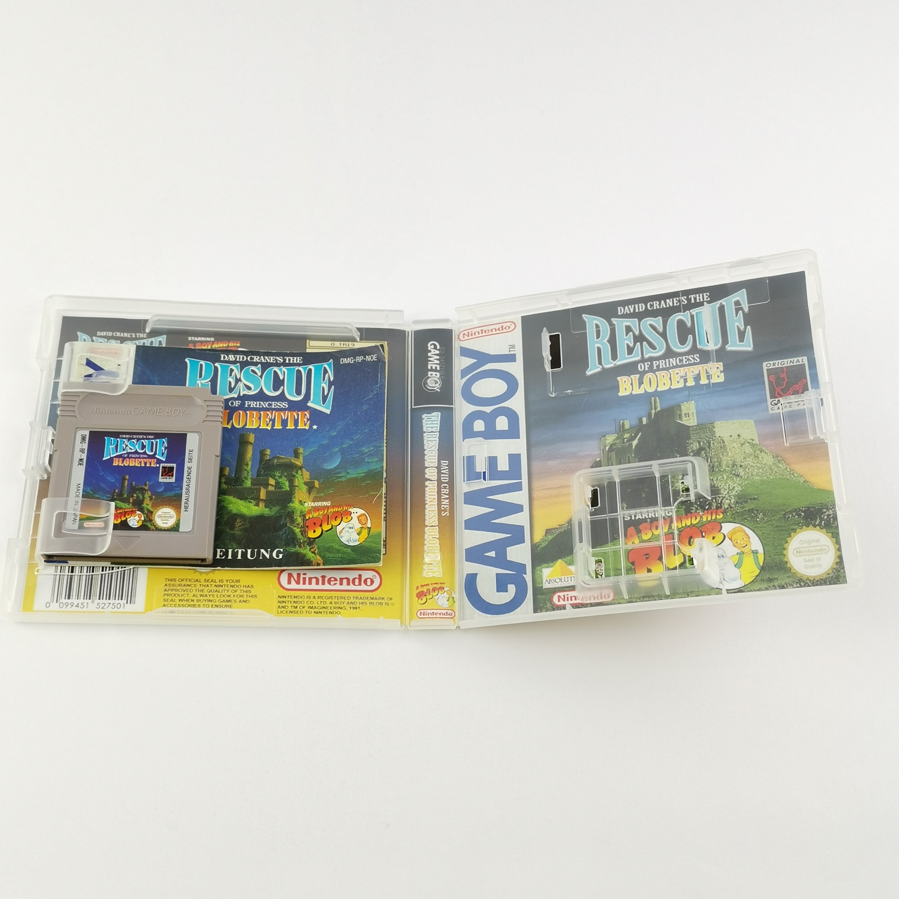 Nintendo Game Boy Classic Spiel : Rescue of Princess Blobette - Modul Anleitung