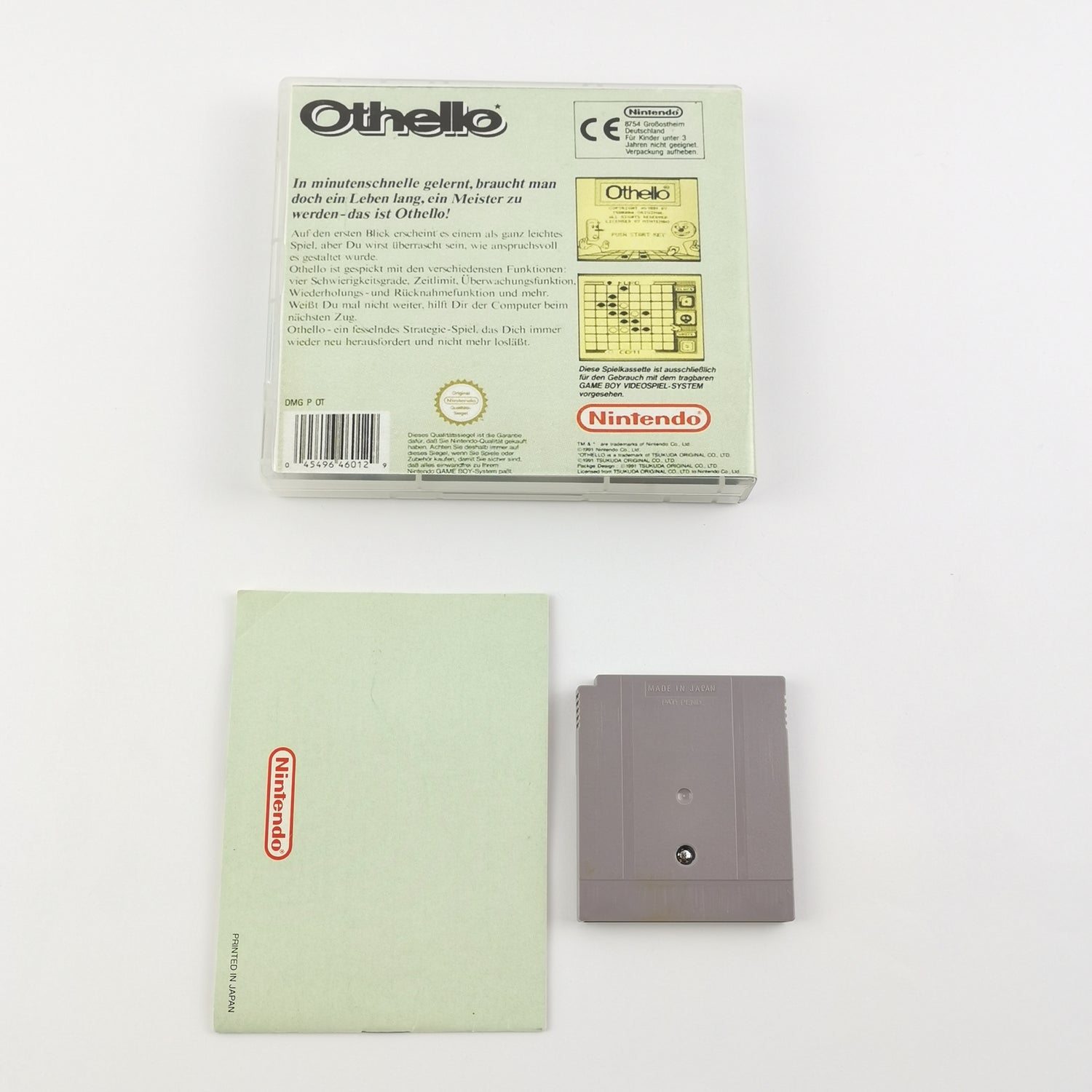Nintendo Game Boy Classic Game: Othello - Module Cartridge & Instructions PAL NOE