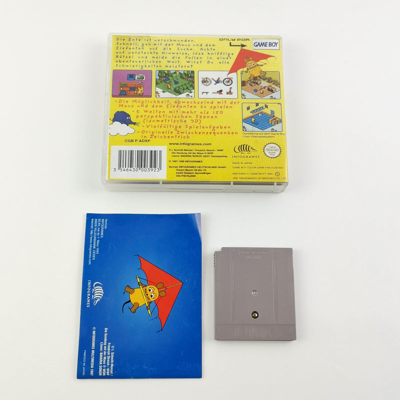Nintendo Game Boy Classic Spiel : Die Maus - Modul Cartridge & Anleitung PAL NOE