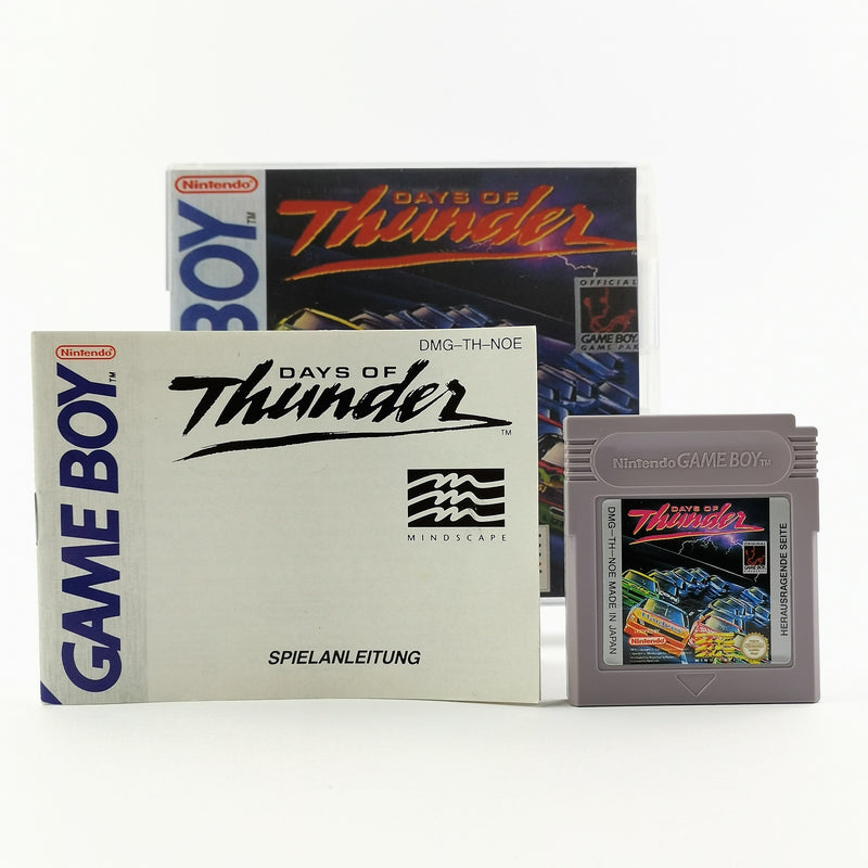 Nintendo Game Boy Classic Game: Days of Thunder - Module &amp; Instructions PAL NOE