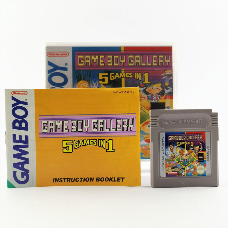 Nintendo Game Boy Classic Spiel : Game Boy Gallery 5 Games in 1 - Modul PAL NOE