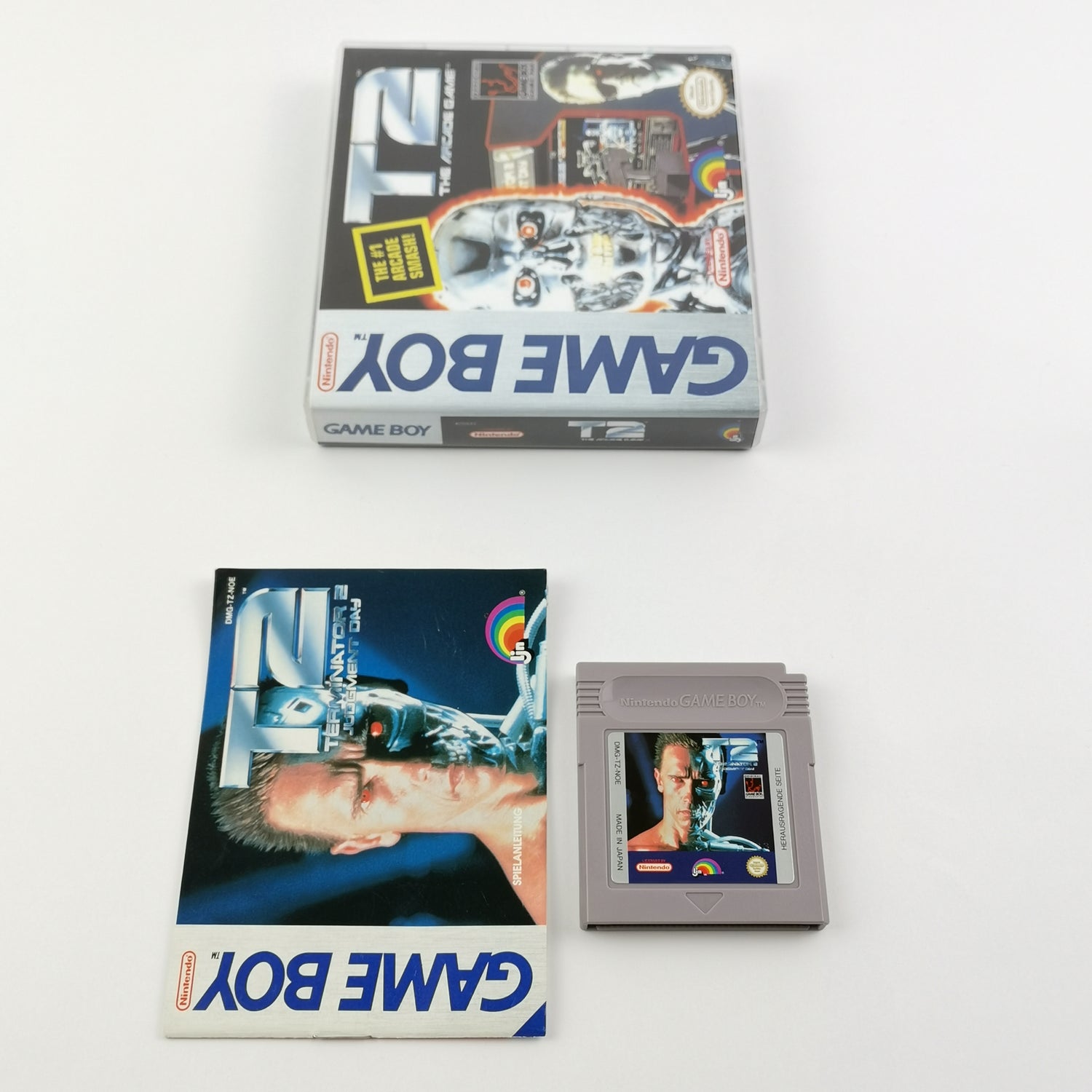 Nintendo Game Boy Classic Spiel : T2 The Arcade Game - Modul Anleitung PAL NOE