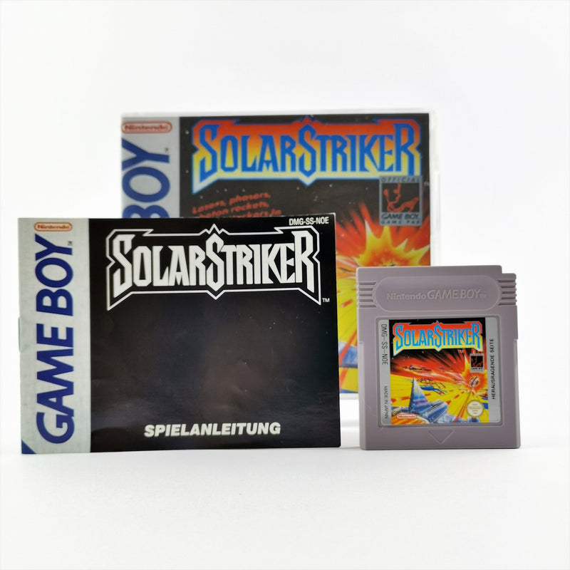 Nintendo Game Boy Classic Spiel : Solarstriker - Modul Anleitung PAL NOE