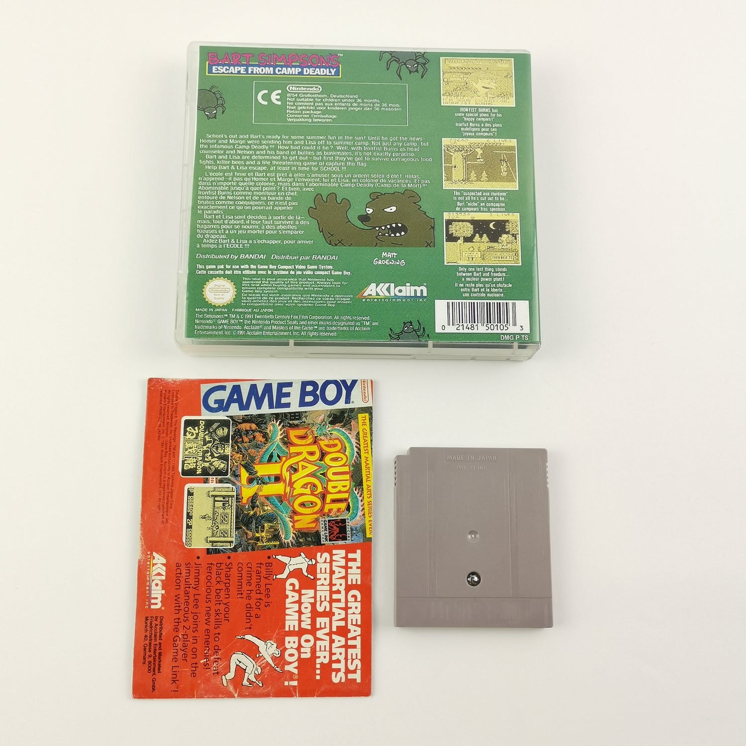 Nintendo Game Boy Classic Spiel : Bart Simpsons Escape from Camp deadly - Modul