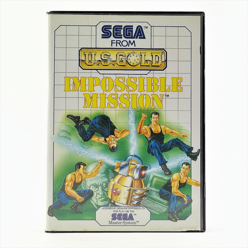 Sega Master System Spiel : Impossible Mission - OVP & Anleitung PAL | Cartridge