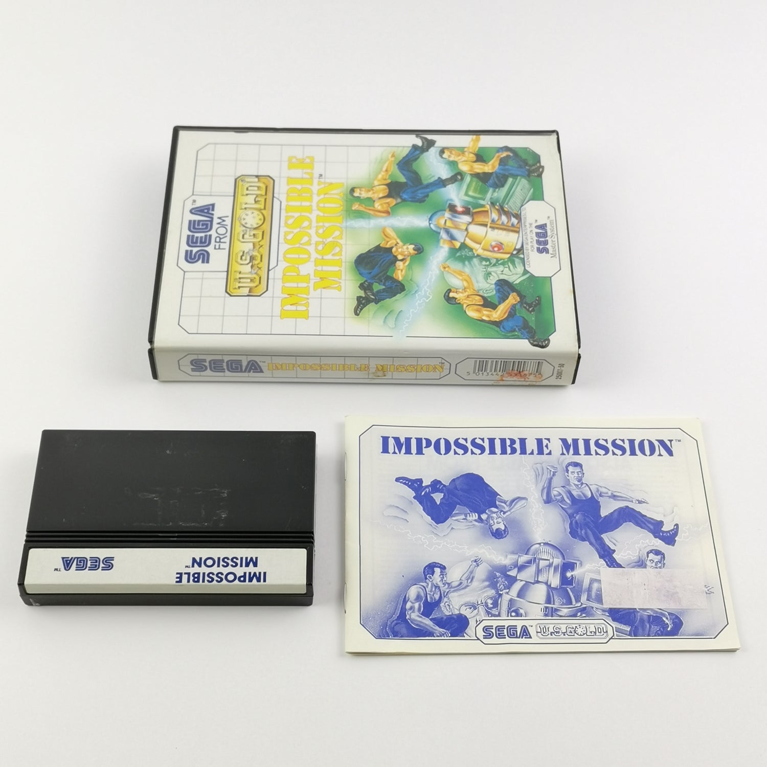 Sega Master System Spiel : Impossible Mission - OVP & Anleitung PAL | Cartridge