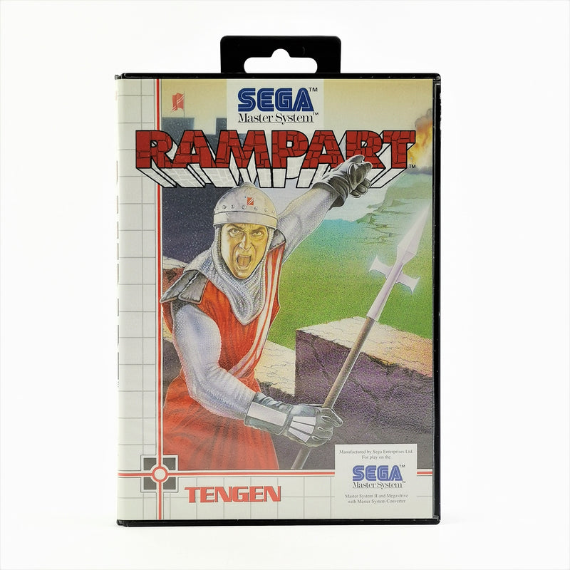 Sega Master System Spiel : Rampart - OVP & Anleitung PAL | Cartridge TENGEN