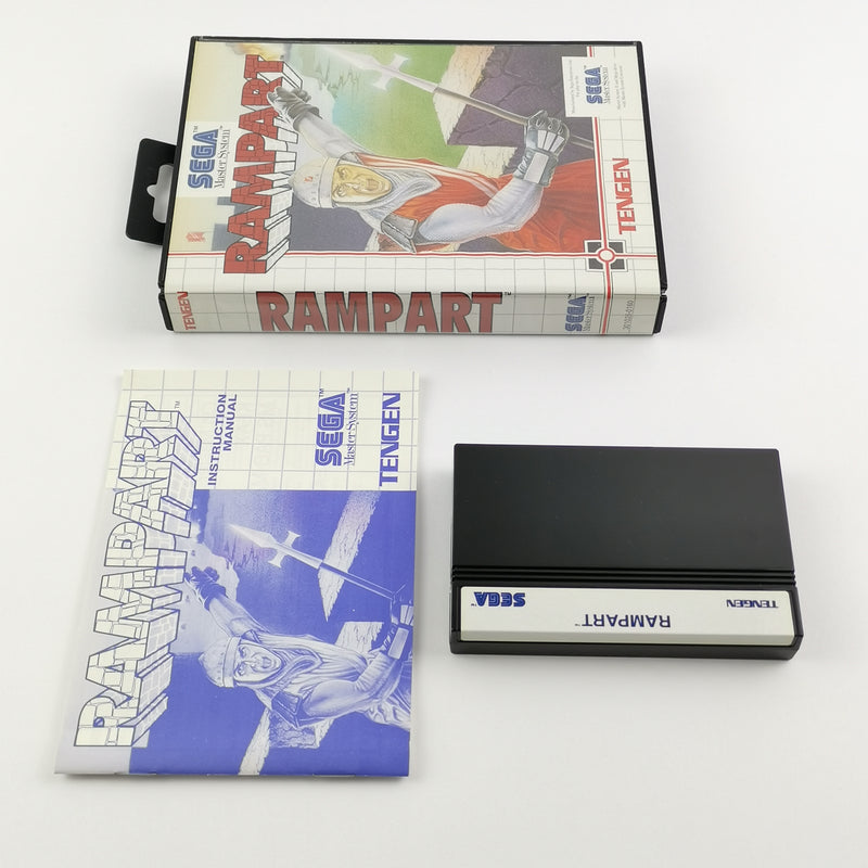 Sega Master System Spiel : Rampart - OVP & Anleitung PAL | Cartridge TENGEN
