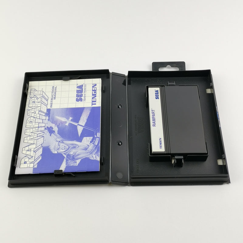 Sega Master System Spiel : Rampart - OVP & Anleitung PAL | Cartridge TENGEN