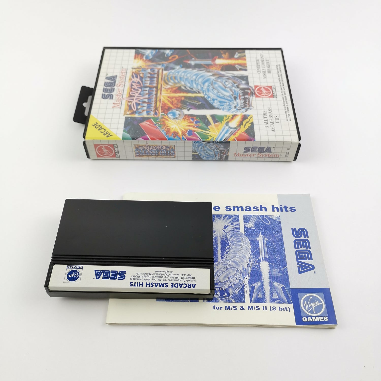 Sega Master System Spiel : Arcade Smash Hits - OVP & Anleitung PAL | Cartridge