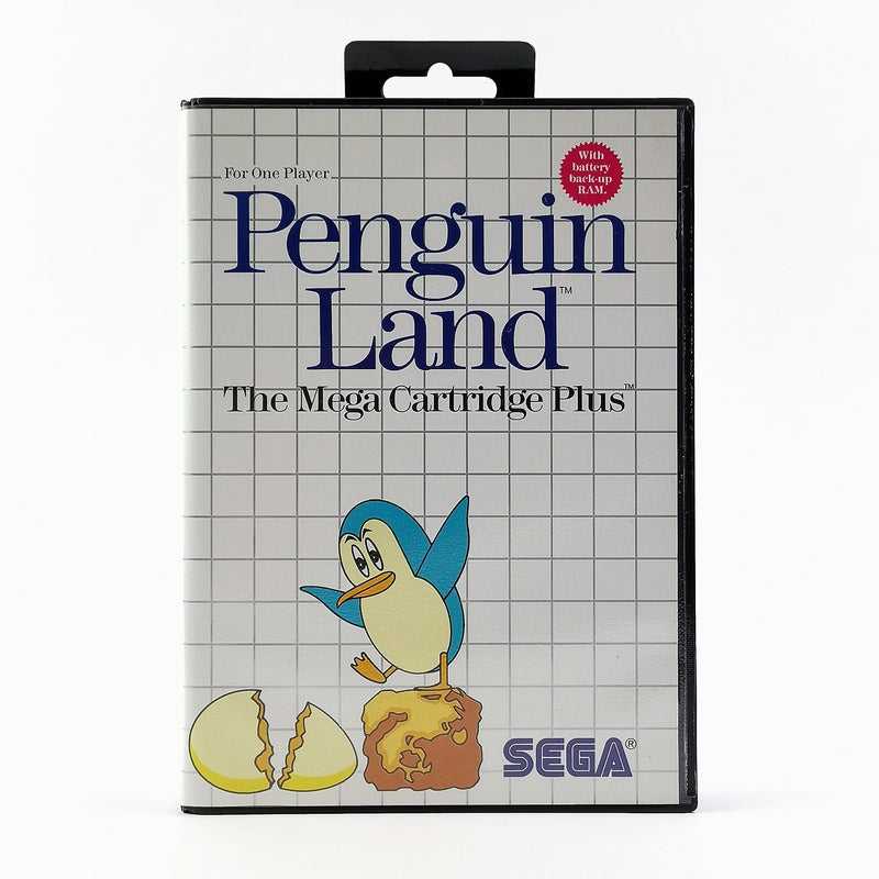 Sega Master System Spiel : Penguin Land - OVP & Anleitung PAL | MS Cartridge