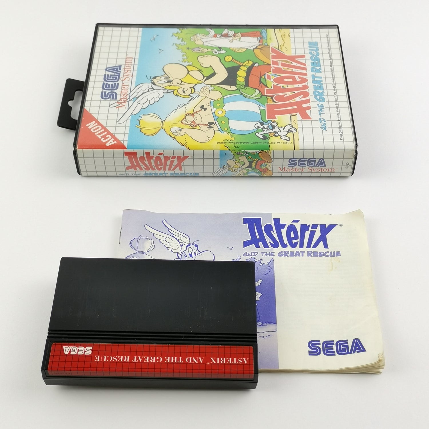 Sega Master System Spiel : Asterix and the Great Rescue - OVP Anleitung PAL [2]
