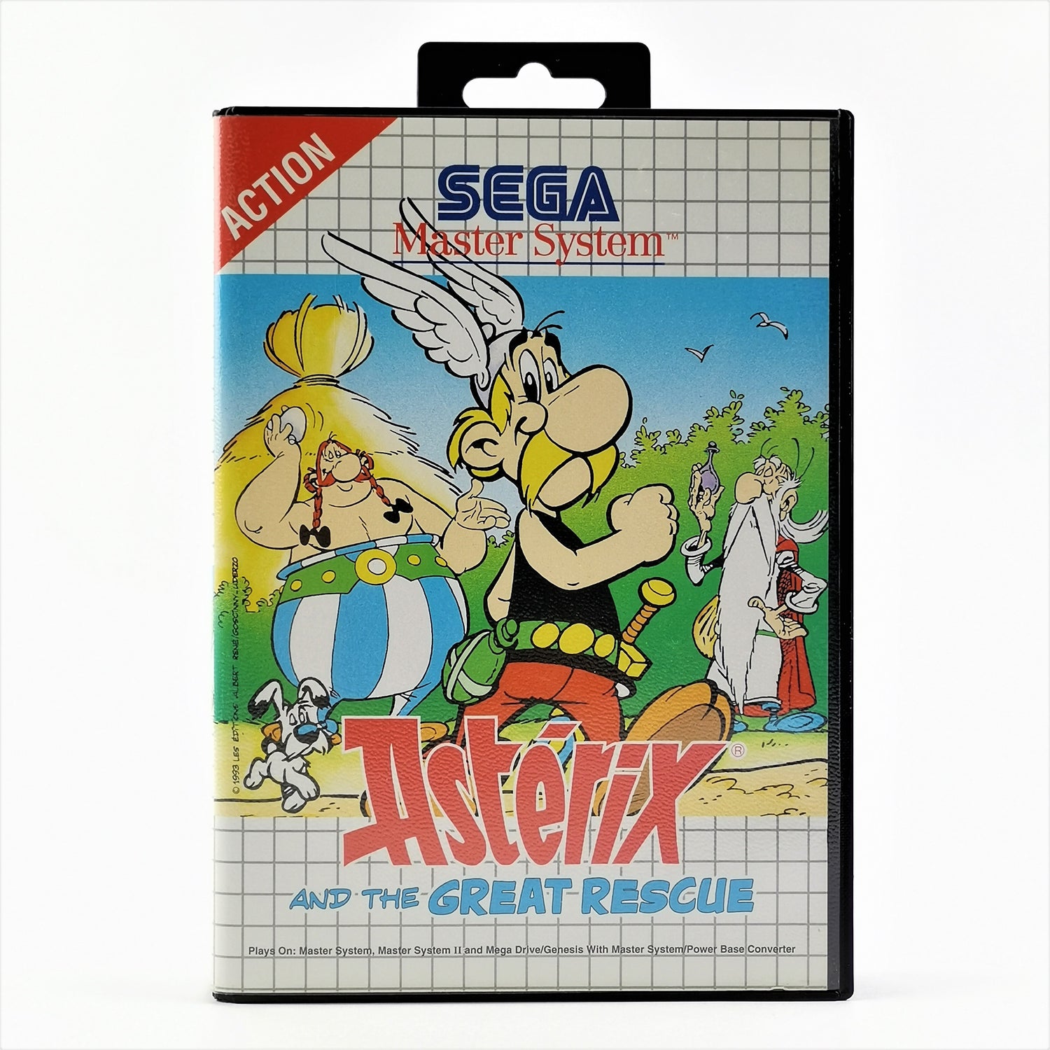 Sega Master System Game: Asterix and the Great Rescue - OVP Instructions PAL