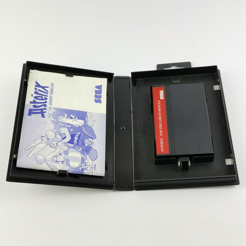 Sega Master System Game: Asterix and the Great Rescue - OVP Instructions PAL