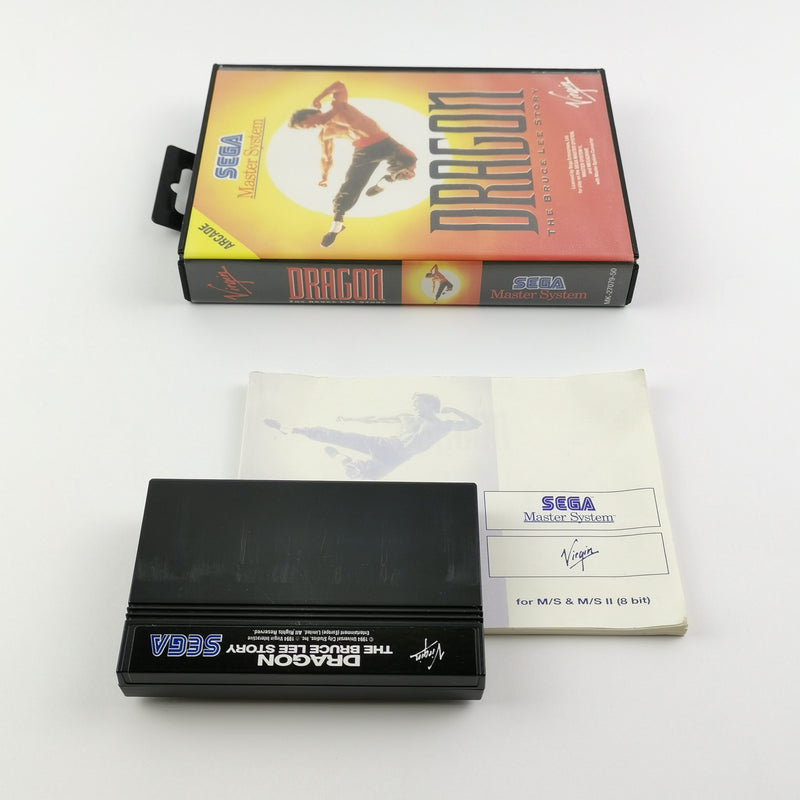 Sega Master System Game: Dragon The Bruce Lee Story - OVP &amp; Instructions PAL
